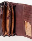 American Darling ADBGZ588 Clutch Saddle Blanket Genuine Leather Women Bag Western Handbag Purse