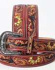American Darling Beautifully Hand Tooled Genuine American Leather Belt Men and Women