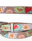 American Darling Beautifully Hand Tooled Genuine American Leather Belt Men and Women