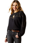 Ariat Women's Hickory Western Yoke Sweatshirt