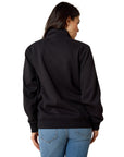 Ariat Women's Black Logo 1/2 Zip Sweatshirt
