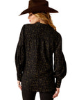 Ariat Blinged Out Horseshoe Blouse