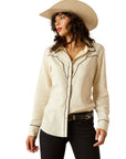 Ariat Women's Sand Bluebell Western Shirt