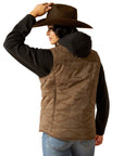Ariat Women's Western Yoke Grizzly Insulated Vest - Banyon Bark