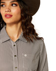 Ariat Women's Kirby Pro Shirt - Relic/White Stripe