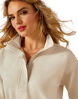 Ariat Women's Sandstone Breeze Logo 1/2 Zip Tek Sweatshirt