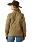Ariat Women's Dusky Green Grizzly Quilted Barn Jacket