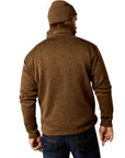 Ariat Men's Brown Heather Caldwell 1/4 Zip