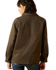 Ariat Women's Earth Brown Western Canvas Chore Jacket