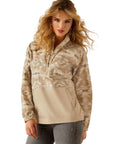 Ariat Whisper Pullover Jacket - Sandstone Southwest