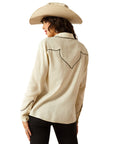 Ariat Women's Sand Bluebell Western Shirt