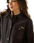 Ariat Women's Black Western Canvas Chore Jacket