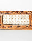 American Darling Clutch Hand Tooled Genuine Leather Women Bag Western Handbag Purse