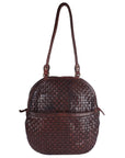 Spaghetti Western Swc130Brn Tote Vintage Handmade Drum Dyed Genuine European Cowhide Leather Women Bag Western Handbag Purse