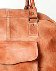Never Mind Nmbg133B Tote Vintage Handmade Genuine Cowhide Leather Women Bag Western Handbag Purse