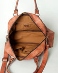Never Mind Nmbg133B Tote Vintage Handmade Genuine Cowhide Leather Women Bag Western Handbag Purse
