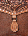 American Darling ADBGZ594A Cross Body Hand Tooled Genuine Leather women bag western handbag purse