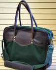 Compact Carryon Overnight Satchel Briefcase Leather Canvas