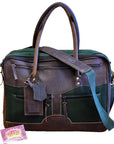 Compact Carryon Overnight Satchel Briefcase Leather Canvas