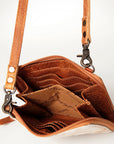 American Darling Hair On Genuine Leather Women Bag Western Handbag Purse