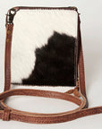 American Darling Hair On Genuine Leather Women Bag Western Handbag Purse