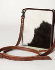 American Darling Hair On Genuine Leather Women Bag Western Handbag Purse