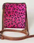 American Darling Hair On Genuine Leather Women Bag Western Handbag Purse