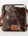 American Darling Hair On Genuine Leather Women Bag Western Handbag Purse