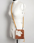 American Darling Hair On Genuine Leather Women Bag Western Handbag Purse