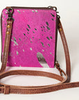 American Darling Hair On Genuine Leather Women Bag Western Handbag Purse