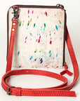 American Darling Hair On Genuine Leather Women Bag Western Handbag Purse