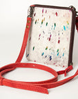 American Darling Hair On Genuine Leather Women Bag Western Handbag Purse