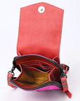 American Darling Cell Phone Holder Hair On Genuine Leather women bag western handbag purse