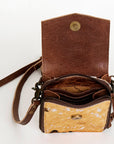 American Darling Cell Phone Holder Hair On Genuine Leather women bag western handbag purse