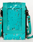 American Darling Cell Phone Holder Hair On Genuine Leather women bag western handbag purse