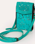American Darling Cell Phone Holder Hair On Genuine Leather women bag western handbag purse