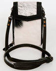 American Darling Cell Phone Holder Hair On Genuine Leather women bag western handbag purse