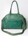 Never Mind Nmbgz121B Tote Vintage Handmade Genuine Cowhide Leather Women Bag Western Handbag Purse