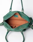 Never Mind Nmbgz121B Tote Vintage Handmade Genuine Cowhide Leather Women Bag Western Handbag Purse