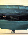 11”W x 12”H x 6”D Hunting Field Bag Leather Canvas