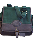 11”W x 12”H x 6”D Hunting Field Bag Leather Canvas