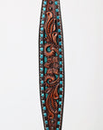 Bar H Equine Genuine Western American Leather Horse Premium Headstall & Breast Collar Set