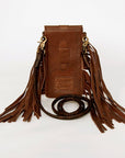 American Darling Cell Phone Holder Hair On Genuine Leather women bag western handbag purse