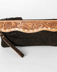 American Darling Wristlet Hand Tooled Embossed Genuine Leather Western Women Bag | Handbag Purse | Women Wristlet Purse | Wristlet Purse | Travel Wristlet Purse | Leather Wristlet Purse | Clutch Wristlet Purse