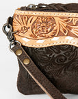 American Darling Wristlet Hand Tooled Embossed Genuine Leather Western Women Bag | Handbag Purse | Women Wristlet Purse | Wristlet Purse | Travel Wristlet Purse | Leather Wristlet Purse | Clutch Wristlet Purse
