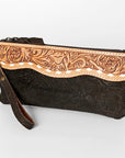 American Darling Wristlet Hand Tooled Embossed Genuine Leather Western Women Bag | Handbag Purse | Women Wristlet Purse | Wristlet Purse | Travel Wristlet Purse | Leather Wristlet Purse | Clutch Wristlet Purse