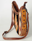 American Darling Hand Tooled Saddle Blanket Genuine Leather Women Bag Western Handbag Purse