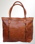 Never Mind Nmbgm118 Tote Vintage Handmade Genuine Cowhide Leather Women Bag Western Handbag Purse