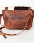 American Darling Hand Tooled Saddle Blanket Genuine Leather Women Bag Western Handbag Purse