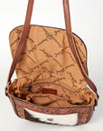 American Darling Hand Tooled Saddle Blanket Genuine Leather Women Bag Western Handbag Purse